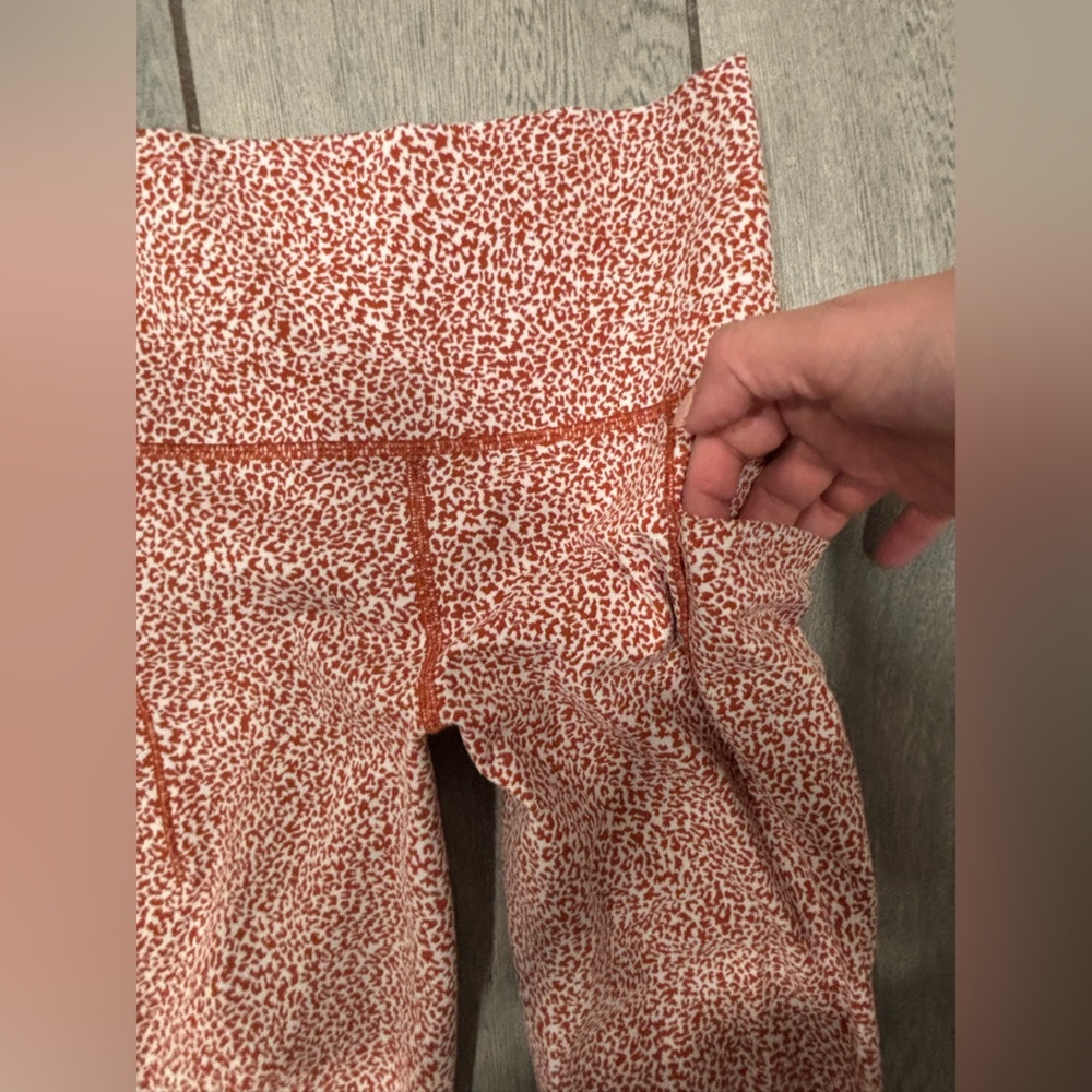Athleta Salutation Stash Pocket Oxford Rust Leggings Size XXS - Picture 4 of 7